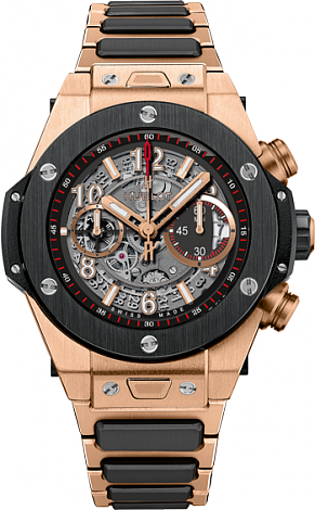 Replica Hublot Big Bang 411.OM.1180.OM Unico King Gold Ceramic watch